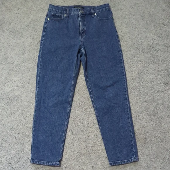 Banana Republic High Rise Straight Fit Dark Blue Jeans - Picture 1 of 6